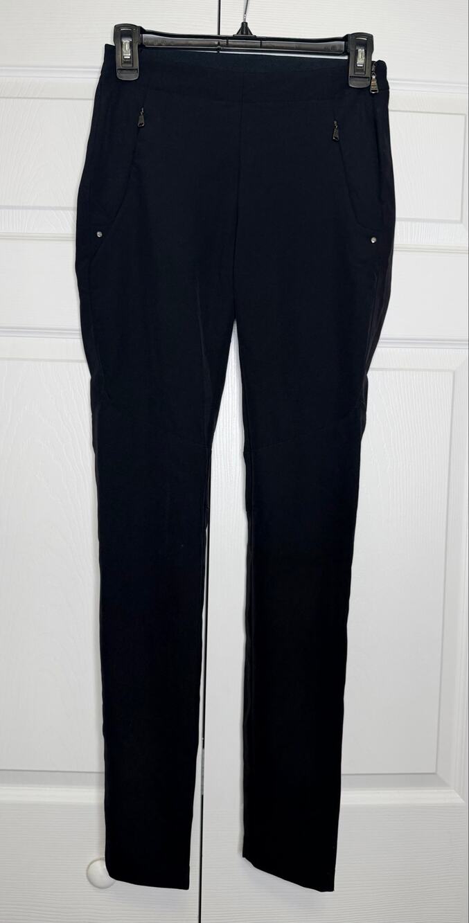 RLX Ralph Lauren Women's Slim Tapered Performance Golf/Active Pants Black Size 0